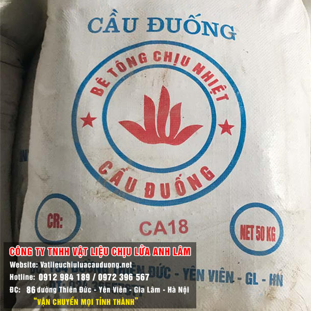 Bê tông chịu nhiệt CR18